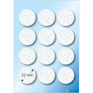 Herma Stickers Patin En Feutre Ø 22 Mm, Blanc, 12 Pièces – Filtre Pour Aspirateur 6