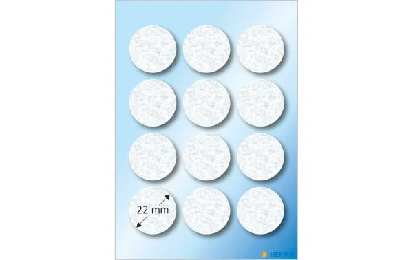 Herma Stickers Patin En Feutre Ø 22 Mm, Blanc, 12 Pièces – Filtre Pour Aspirateur 3