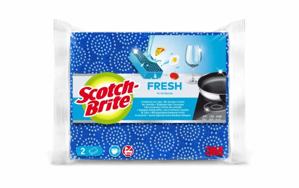 Scotch-Brite Éponge Scotch Fresh 2 Pièce/s – Éponge De Nettoyage 1