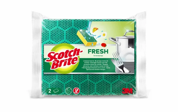 Scotch-Brite Éponge Scotch Fresh 2 Pièce/s – Éponge De Nettoyage 1