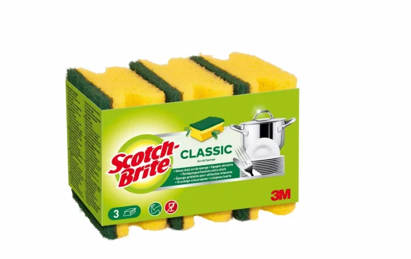 Éponge Scotch-Brite Classic 3 Pièce/s – Éponge De Nettoyage 1