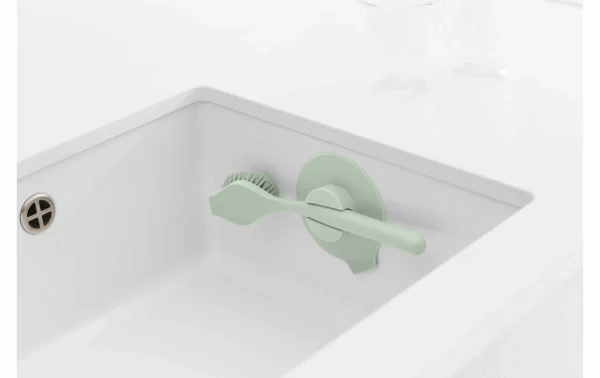 Brabantia Brosse à Vaisselle Sink Side Vert Clair – Brosse De Nettoyage 3